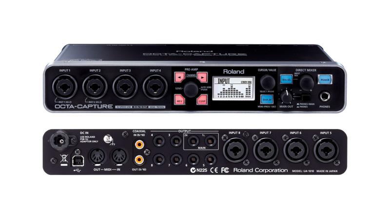 【sama】Roland OCTA-CAPTURE UA-1010 Interface Roland UA-1010 Octa Capture USB 2.0 10 x 10 24-bit-192kHz